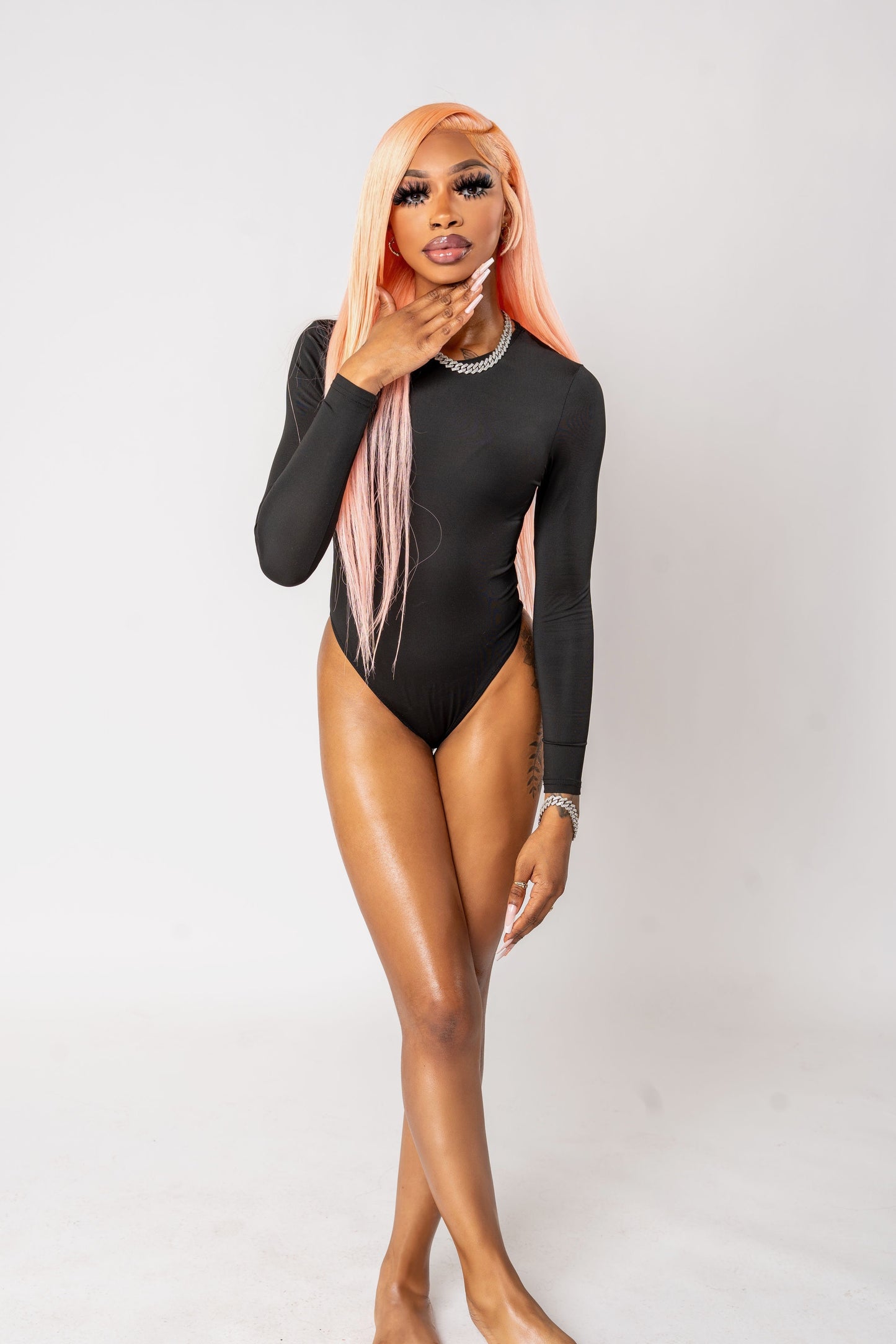 Pink Colored Human Hair